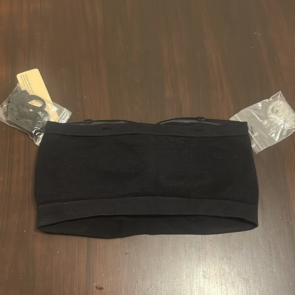 Truekind® by Shapermint Convertible Strapless Bandeau Bra Black Size M NWT - Picture 7 of 11